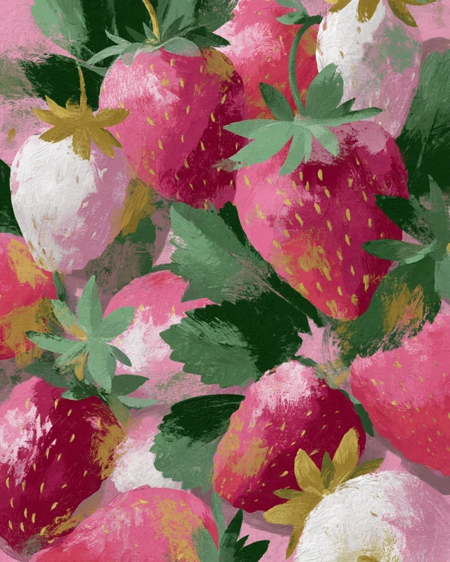 Midjourney: Mid-Century Modern Strawberry Art Styles Guide - v7.0 - Image 3