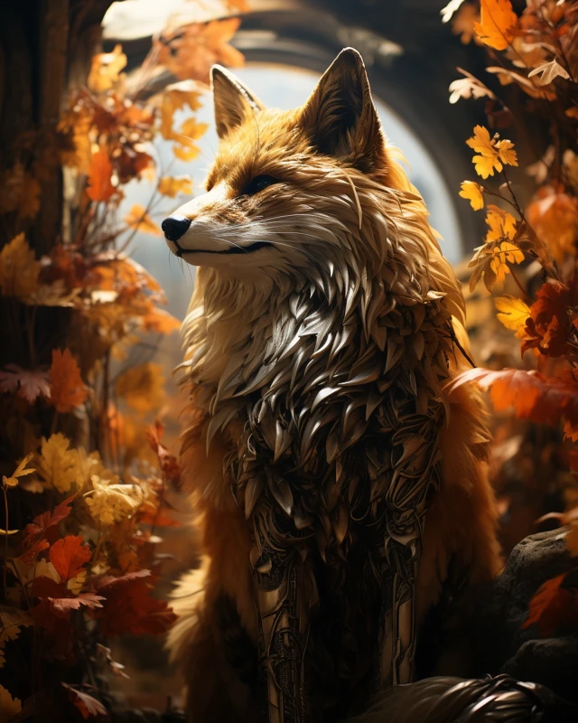 Magical Kitsune Evolution: MidJourney’s Fox Spirit Mastery - v5.2 - Image 1
