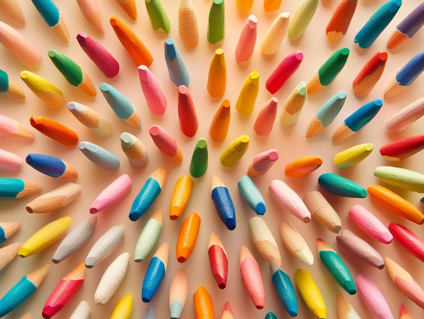 Realistic Colored Pencil Flat Lay Art: MJ v5.2-v7.0 Test - v6.1 - Image 2