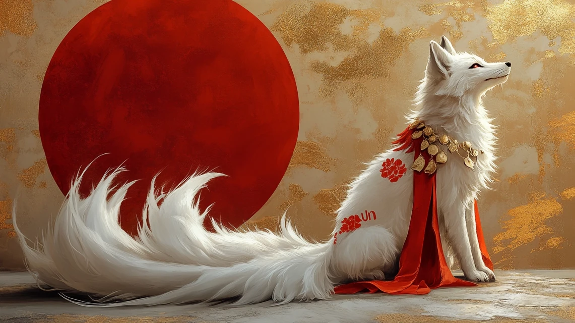 Kitsune Art Evolution: MidJourney v5.2 vs v6.1 vs v7.0 - v6.1 - Image 3