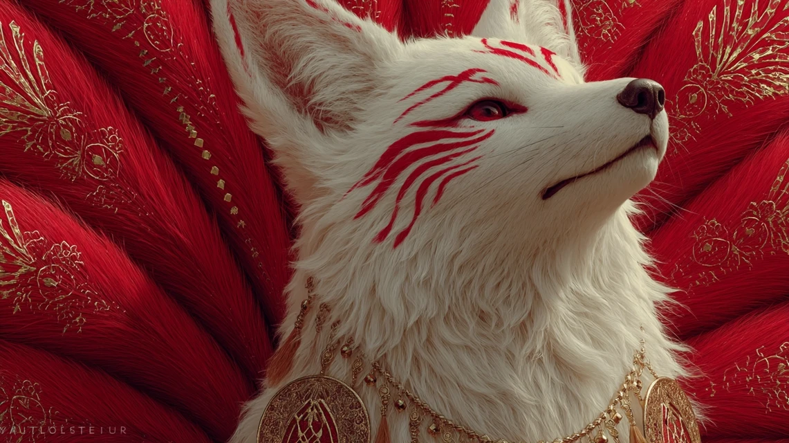 Kitsune Art Evolution: MidJourney v5.2 vs v6.1 vs v7.0 - v7.0 - Image 3