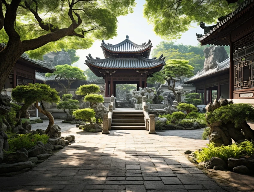 Midjourney’s Evolution of Chinese Courtyard Garden Design - v5.2 - Image 3