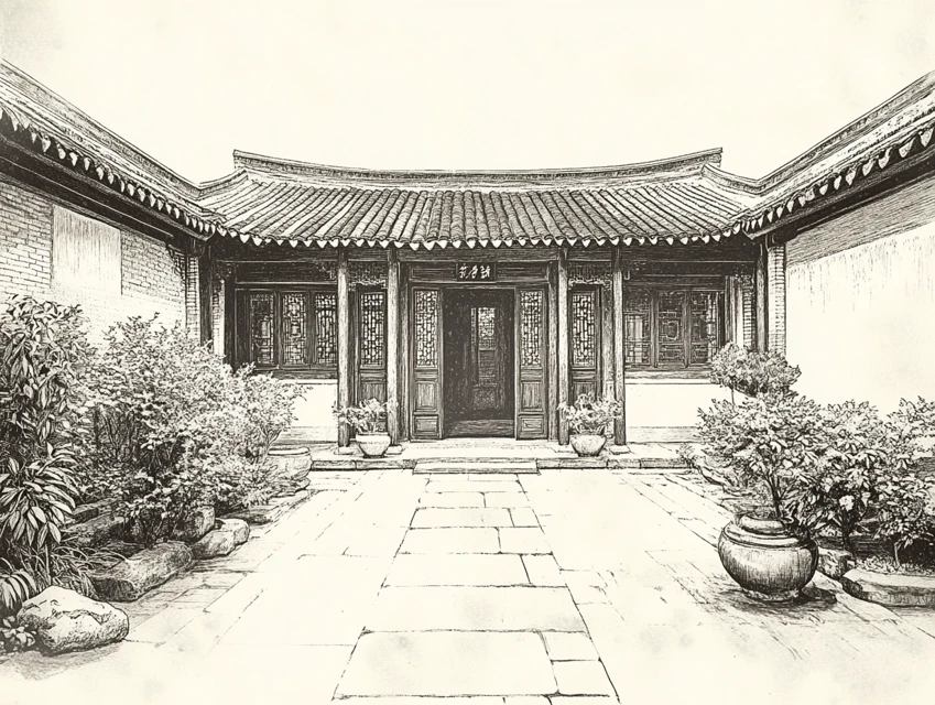 Midjourney’s Evolution of Chinese Courtyard Garden Design - v6.1 - Image 3