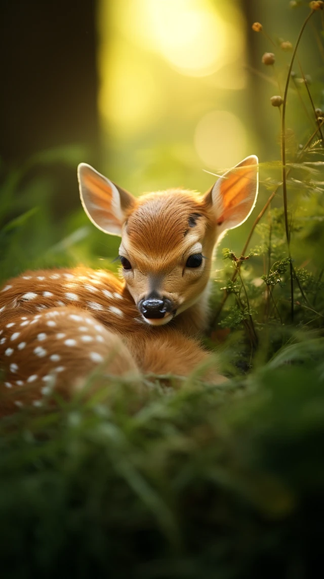 Sleeping Fawn Photorealism: Midjourney v5.2 v6.1 v7.0 - v5.2 - Image 2