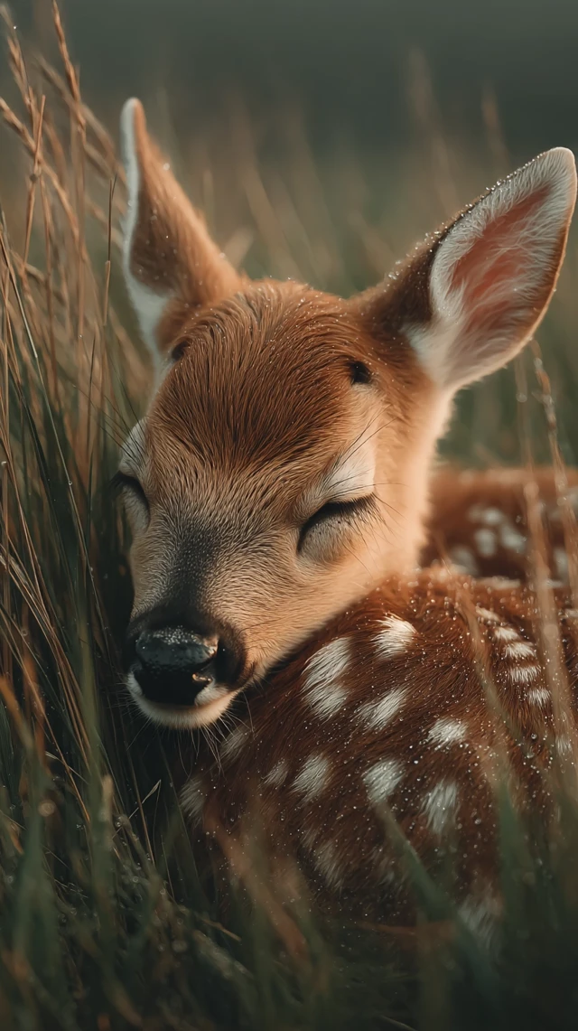 Sleeping Fawn Photorealism: Midjourney v5.2 v6.1 v7.0 - v7.0 - Image 2
