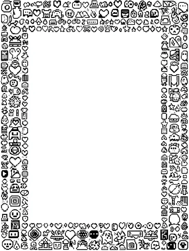 Pixel Art Game Icon Coloring Pages: Midjourney v7 Best? - v7.0 - Image 3