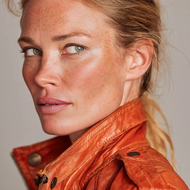 MJ Realistic Model Orange Leather Jacket: v5.2-v7.0 Test - v7.0 - Image 3