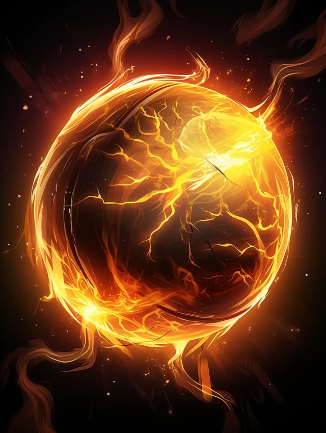 Magical Energy Basketball FX: Midjourney v5.2-v7.0 Guide - v5.2 - Image 3