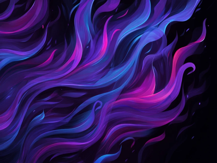 Midjourney: Dynamic Abstract Flame Illustrations Compared - v7.0 - Image 1