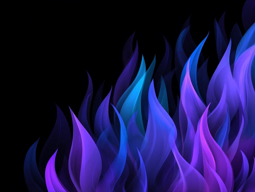 Midjourney: Dynamic Abstract Flame Illustrations Compared - v7.0 - Image 3