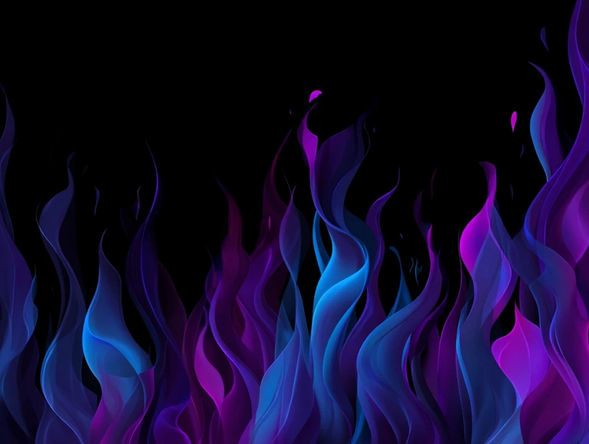 Midjourney: Dynamic Abstract Flame Illustrations Compared - v7.0 - Image 4