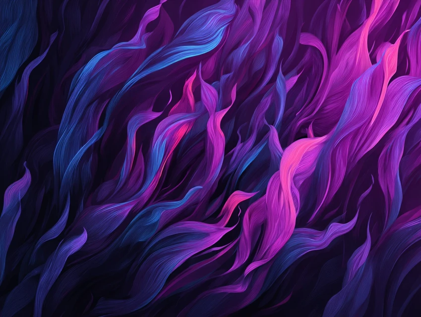 Midjourney: Dynamic Abstract Flame Illustrations Compared - v7.0 - Image 2