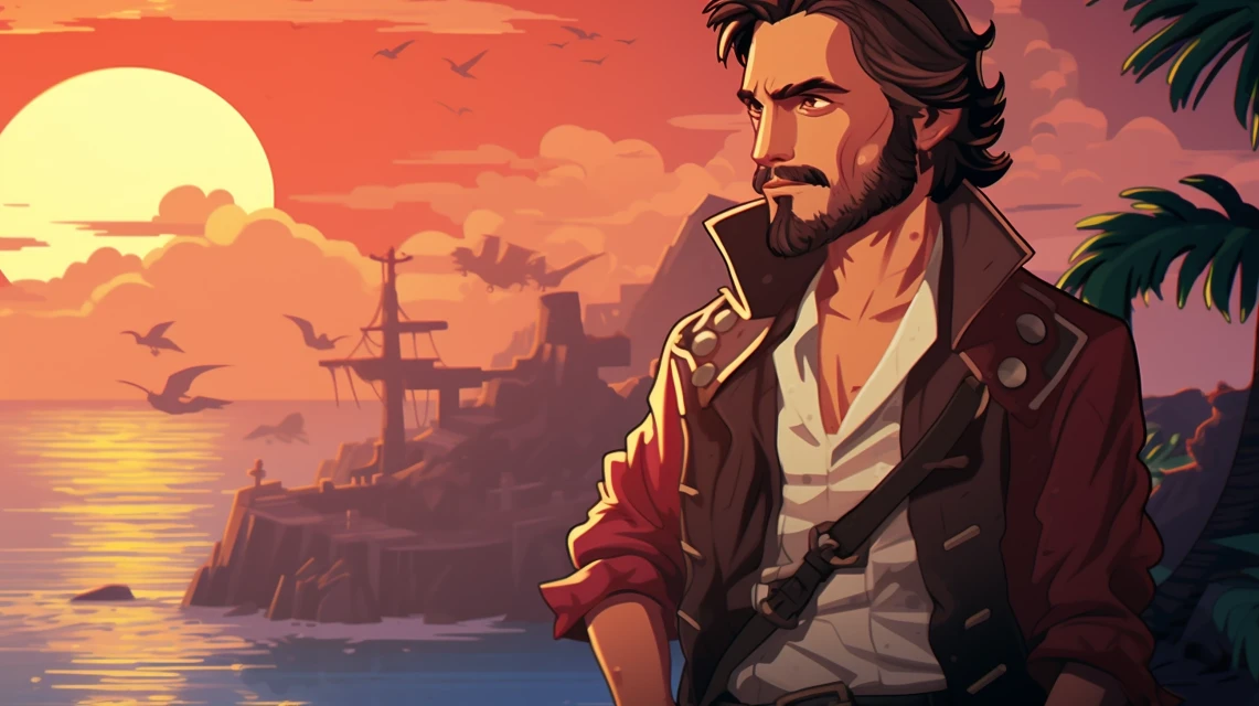MJ 8-bit Pirate Pixel Art: v5.2 v6.1 v7.0 Compared - v5.2 - Image 3