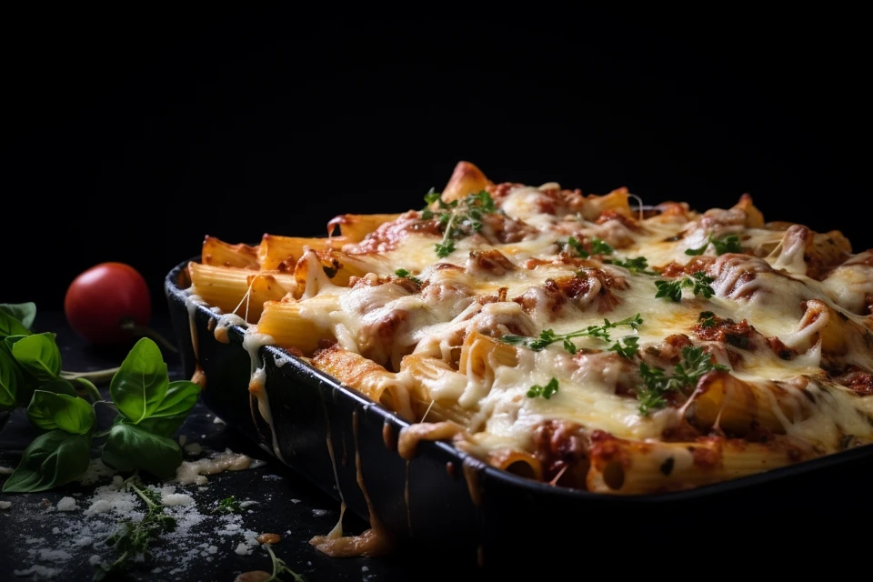 Gourmet Pasta Bake Photography: MJ v5.2 vs v6.1 vs v7.0 - v5.2 - Image 3