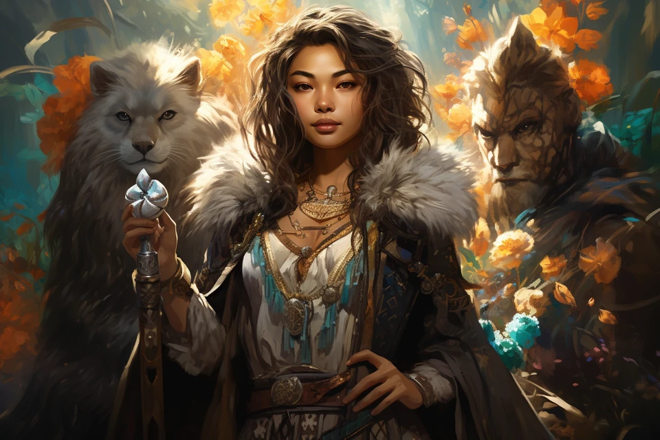 Midjourney v5.2-v7: Creating Photorealistic Asian Druid Art - v5.2 - Image 2
