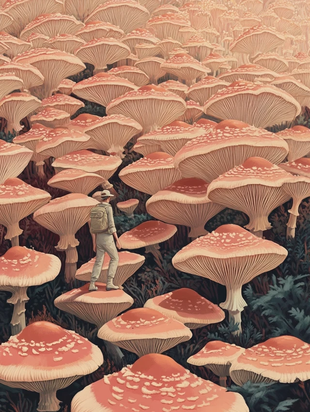 Comparing MidJourney’s Evolution in Ghibli Mushroom Worlds - v6.1 - Image 4