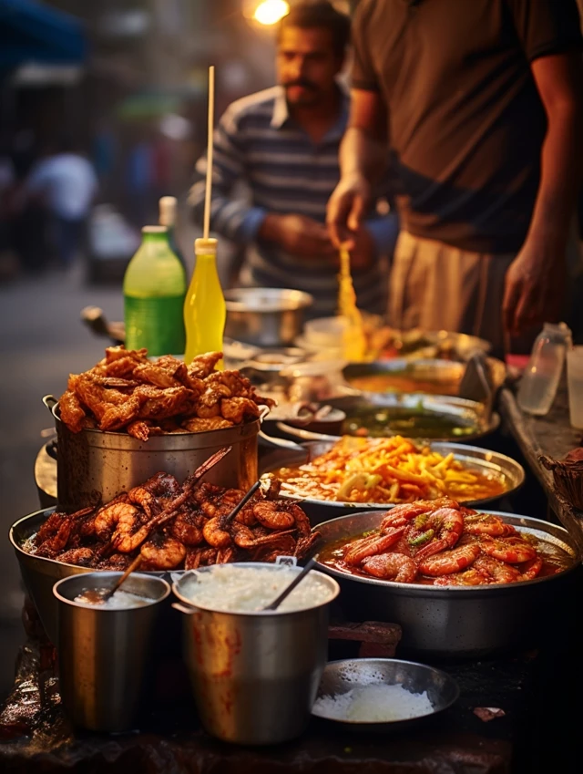 Midjourney’s Vibrant Lahore Street Food AI Art: v5-v7 - v5.2 - Image 4