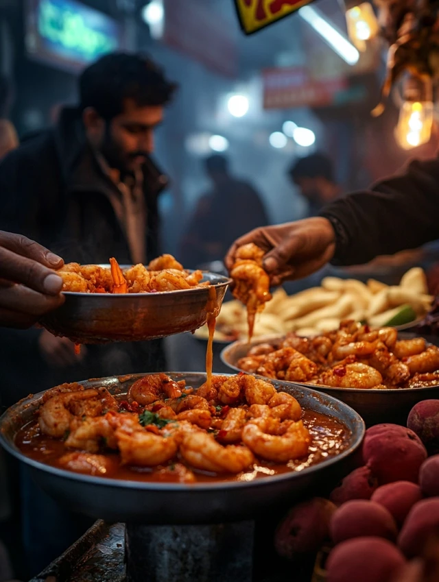 Midjourney’s Vibrant Lahore Street Food AI Art: v5-v7 - v6.1 - Image 1