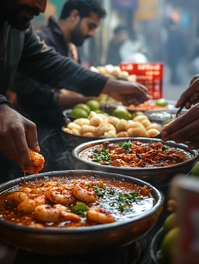 Midjourney’s Vibrant Lahore Street Food AI Art: v5-v7 - v6.1 - Image 3