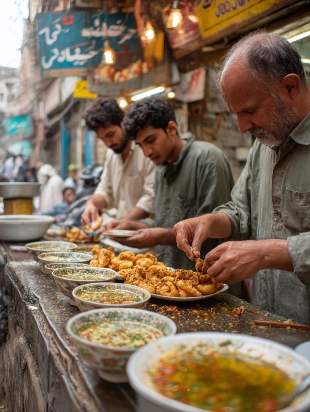 Midjourney’s Vibrant Lahore Street Food AI Art: v5-v7 - v7.0 - Image 4