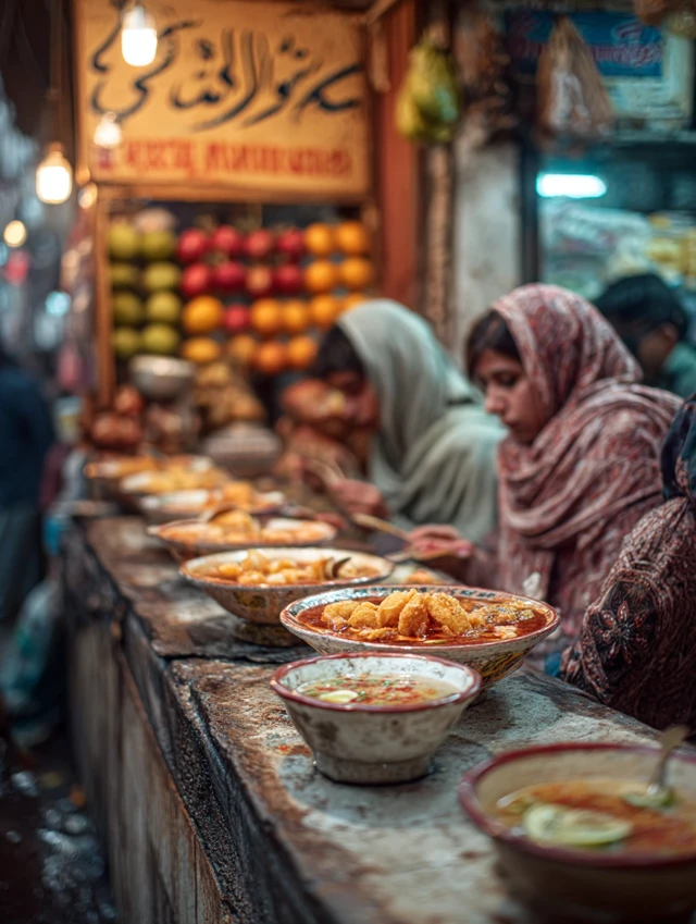 Midjourney’s Vibrant Lahore Street Food AI Art: v5-v7 - v7.0 - Image 1
