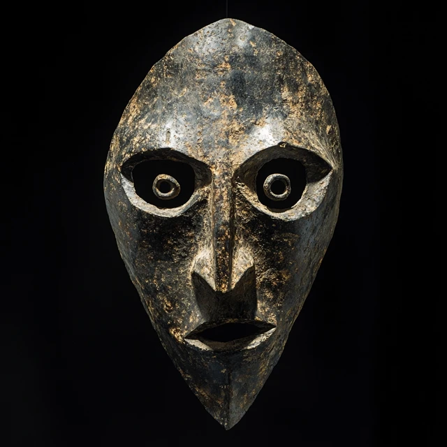 Ancient Chaos God Mask Designs: MidJourney v5.2 vs v6.1 vs v7.0 - v6.1 - Image 2