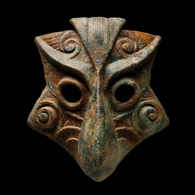 Ancient Chaos God Mask Designs: MidJourney v5.2 vs v6.1 vs v7.0 - v7.0 - Image 2