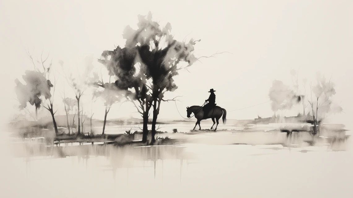 Midjourney Ink Wash Style: v5.2 vs v6.1 vs v7.0 - v5.2 - Image 3