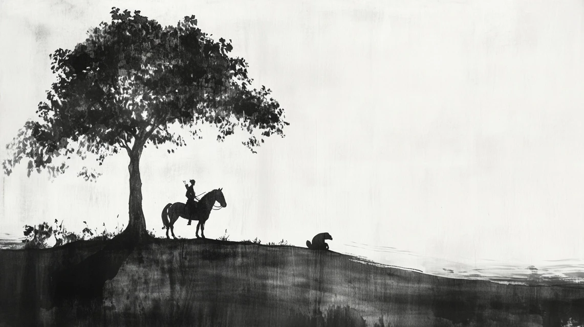 Midjourney Ink Wash Style: v5.2 vs v6.1 vs v7.0 - v6.1 - Image 2