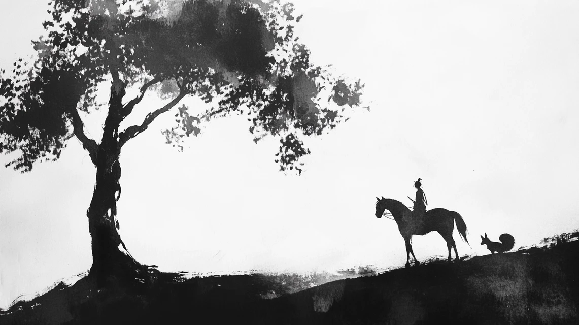 Midjourney Ink Wash Style: v5.2 vs v6.1 vs v7.0 - v6.1 - Image 4