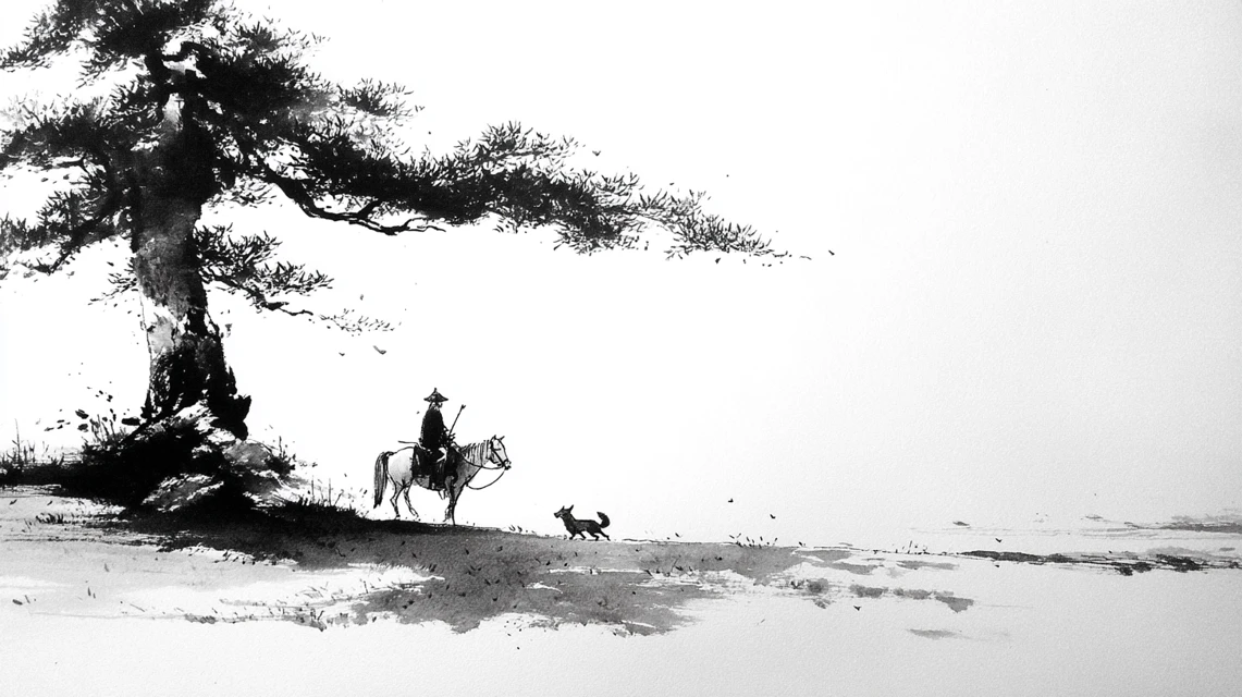Midjourney Ink Wash Style: v5.2 vs v6.1 vs v7.0 - v7.0 - Image 4