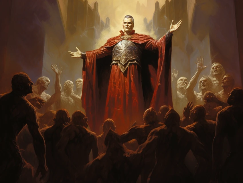 Midjourney’s Evolution: Fantasy Vampire Lord Art Comparison - v5.2 - Image 4