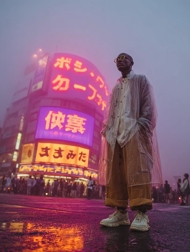 Tokyo Cyberpunk Fashion: Midjourney v5.2 vs v6.1 vs v7.0 - v7.0 - Image 4