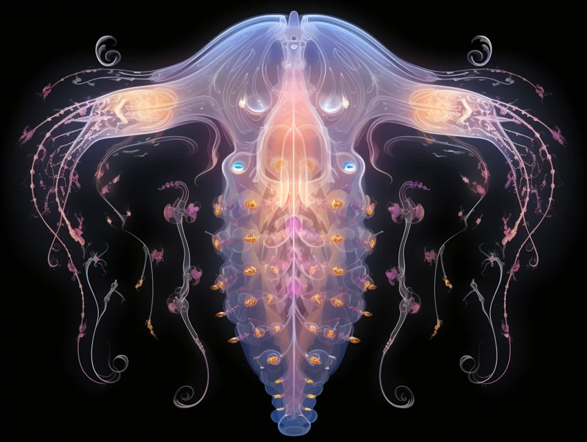 Ethereal Spirit Entity Art: MidJourney v5.2 to v7.0 Evolution - v5.2 - Image 2