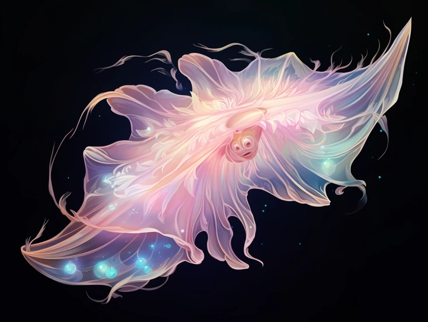 Ethereal Spirit Entity Art: MidJourney v5.2 to v7.0 Evolution - v5.2 - Image 4