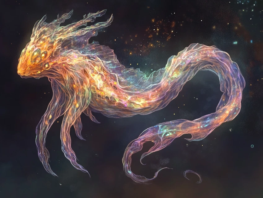 Ethereal Spirit Entity Art: MidJourney v5.2 to v7.0 Evolution - v6.1 - Image 3