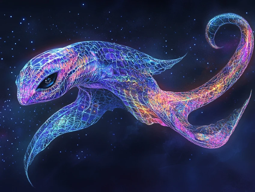 Ethereal Spirit Entity Art: MidJourney v5.2 to v7.0 Evolution - v6.1 - Image 1