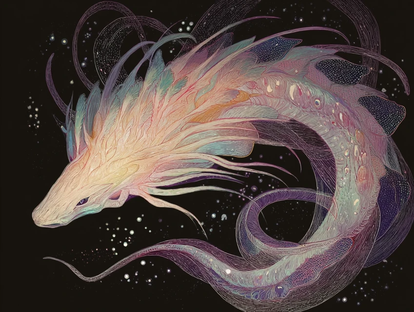 Ethereal Spirit Entity Art: MidJourney v5.2 to v7.0 Evolution - v7.0 - Image 3