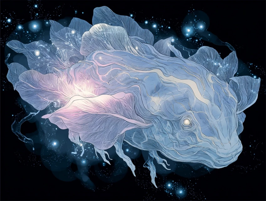 Ethereal Spirit Entity Art: MidJourney v5.2 to v7.0 Evolution - v7.0 - Image 2