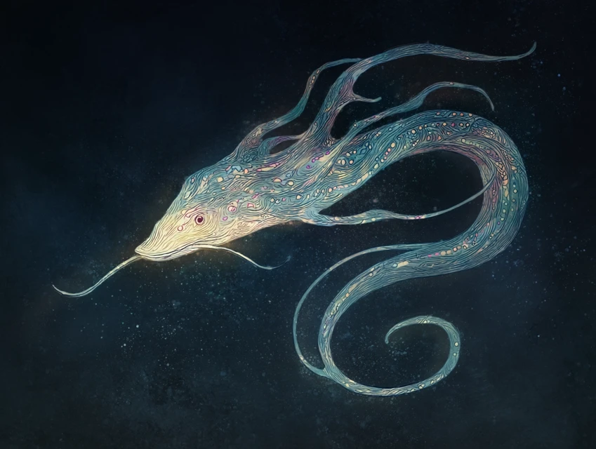 Ethereal Spirit Entity Art: MidJourney v5.2 to v7.0 Evolution - v7.0 - Image 1