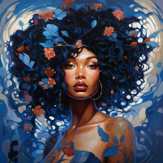 Midjourney v5.2 to v7.0: Afrofuturistic Portrait Evolution - v5.2 - Image 3