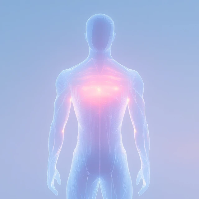 Midjourney Abstract Glowing Figure: v5.2-v7.0 Compared - v6.1 - Image 2