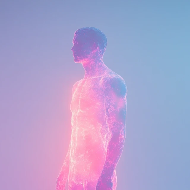 Midjourney Abstract Glowing Figure: v5.2-v7.0 Compared - v6.1 - Image 4