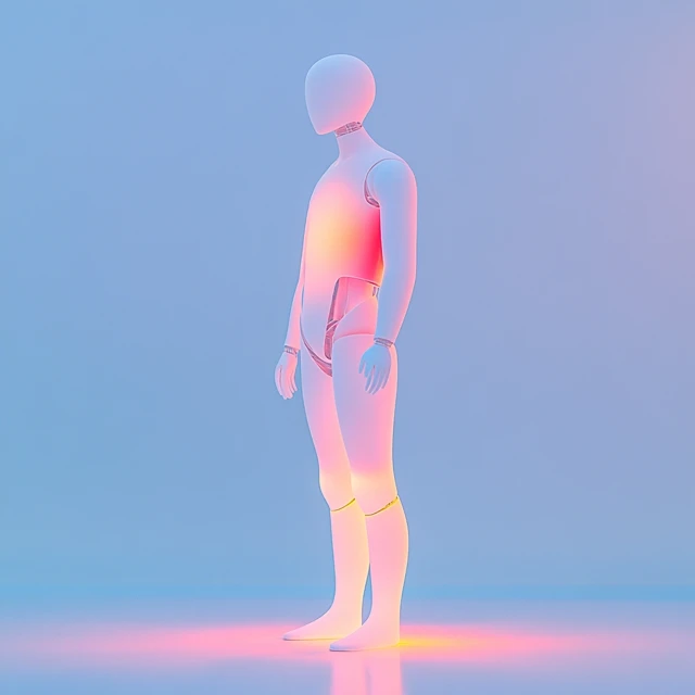 Midjourney Abstract Glowing Figure: v5.2-v7.0 Compared - v6.1 - Image 3