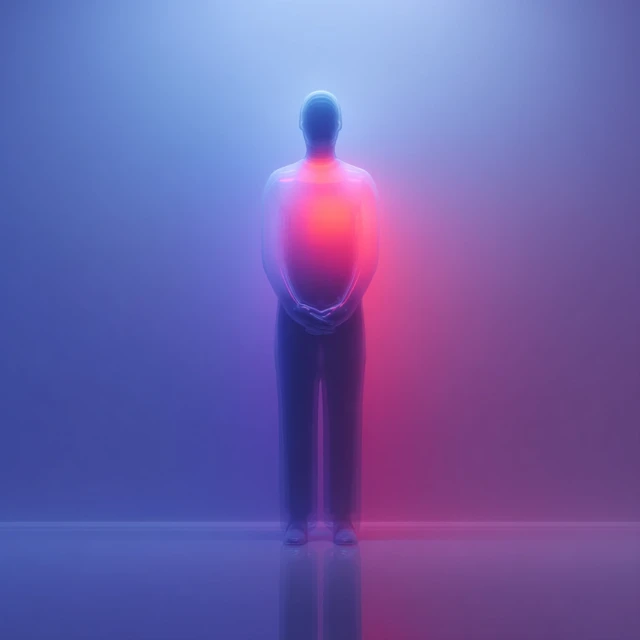 Midjourney Abstract Glowing Figure: v5.2-v7.0 Compared - v7.0 - Image 4
