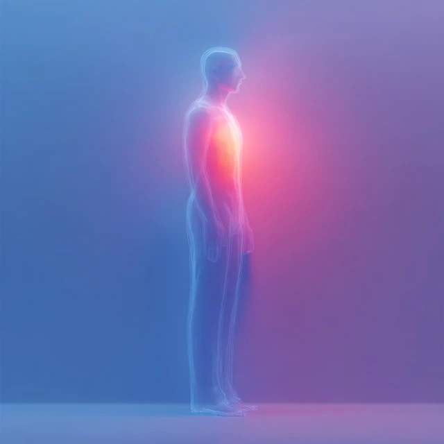 Midjourney Abstract Glowing Figure: v5.2-v7.0 Compared - v7.0 - Image 2