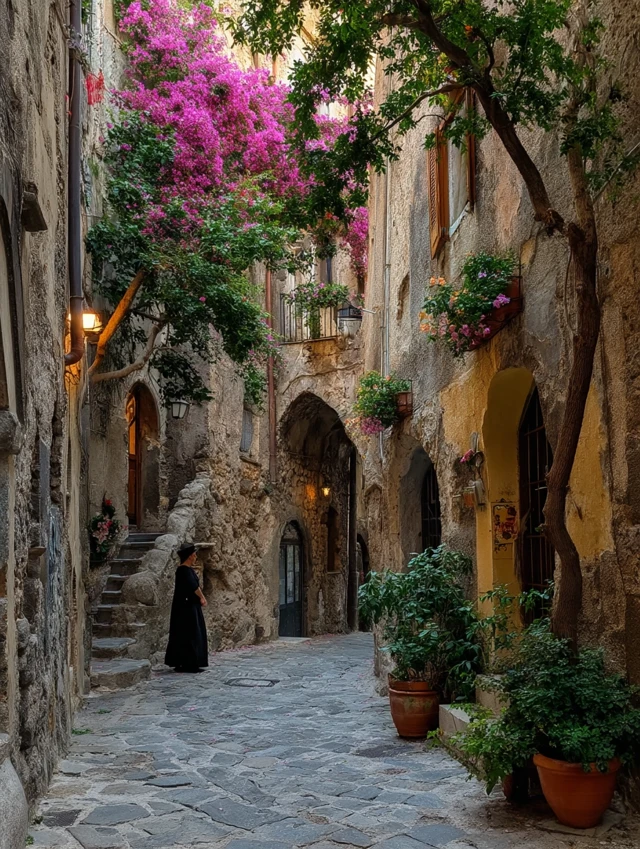 Italian Alleyway Photos: Midjourney v5-v7 Compared - v7.0 - Image 3