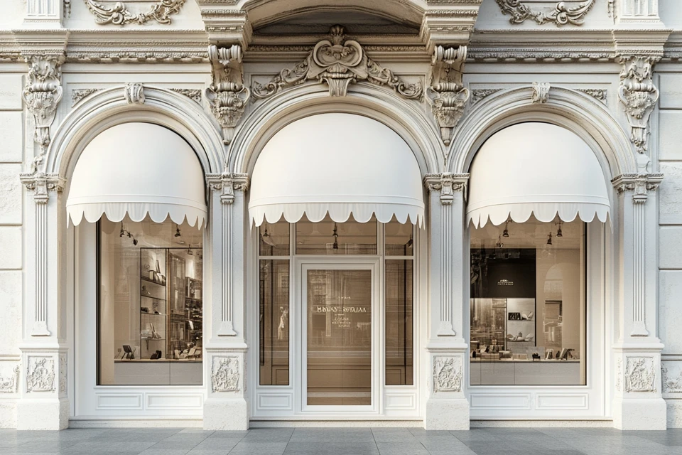 MJ v5.2-v7: Best Luxury Storefront Window Mockup? - v6.1 - Image 3