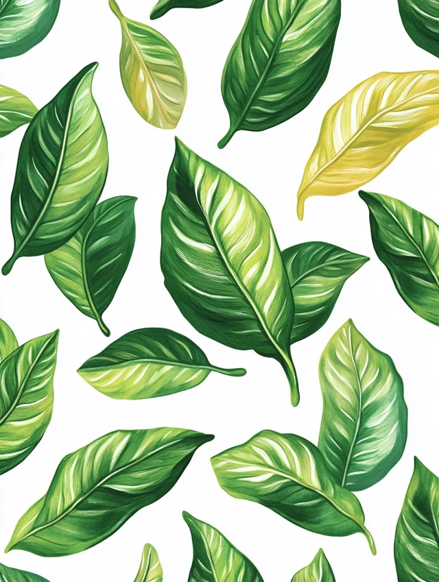 William Morris Leaf Pattern AI: Midjourney v5.2-v7.0 Review - v6.1 - Image 4