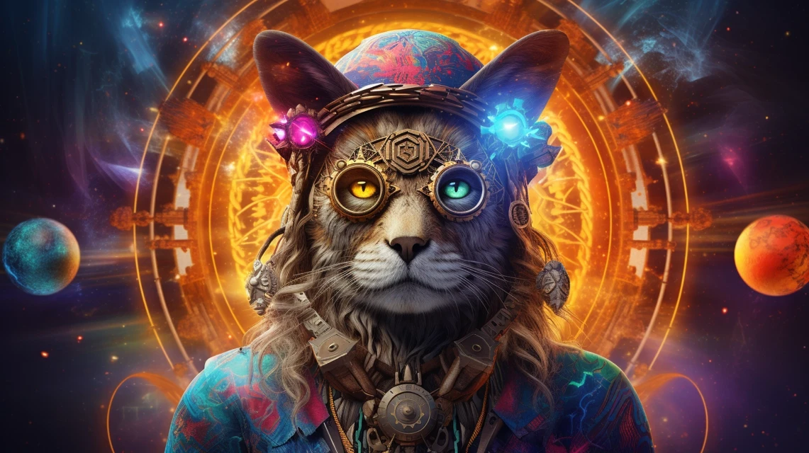 Futuristic Space Cats: MidJourney’s Evolution Across Versions - v5.2 - Image 3